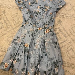 French Connection Blue Floral Dress